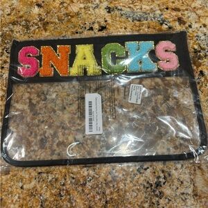 Snacks bag clear pouch bag